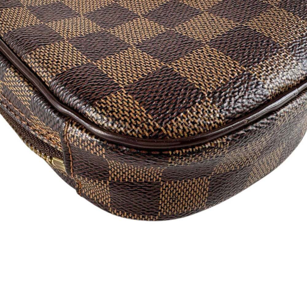 LOUIS VUITTON Authentic Brown Damier Canvas Pochette Hobo Bag - Picture 8 of 12